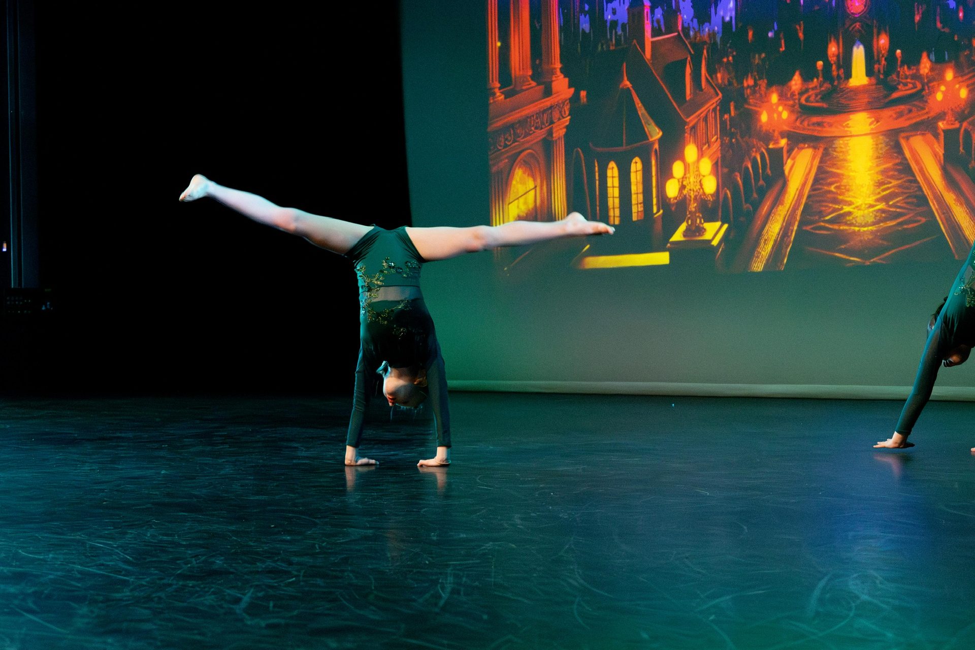 Acro dance at The Village School of Dance in Wimbledon