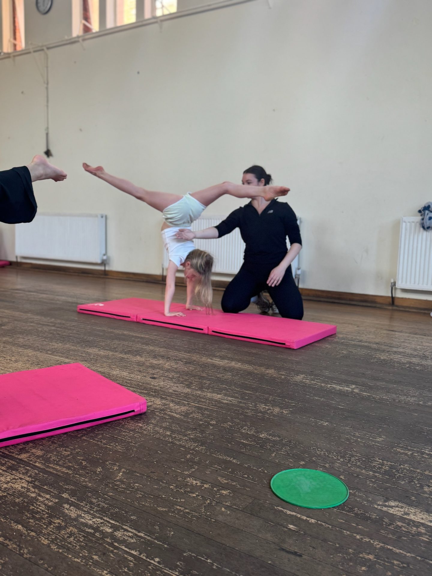 Acro dance at The Village School of Dance in Wimbledon