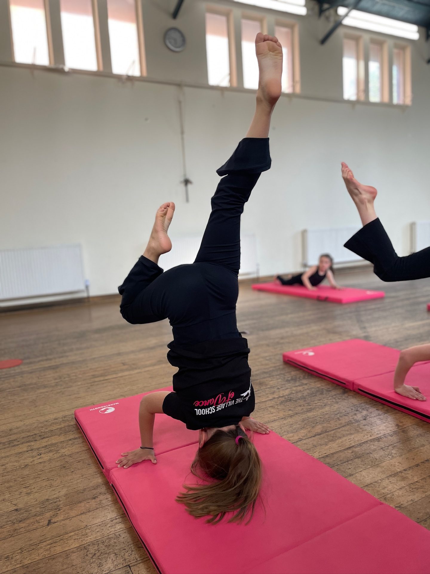 Acro dance at The Village School of Dance in Wimbledon