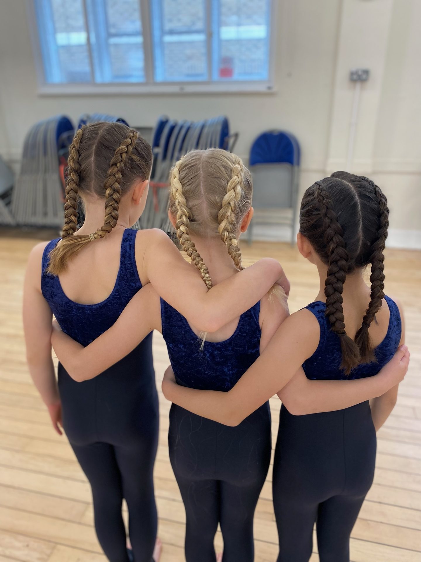 Modern dance class at The Village School of Dance in Wimbledon