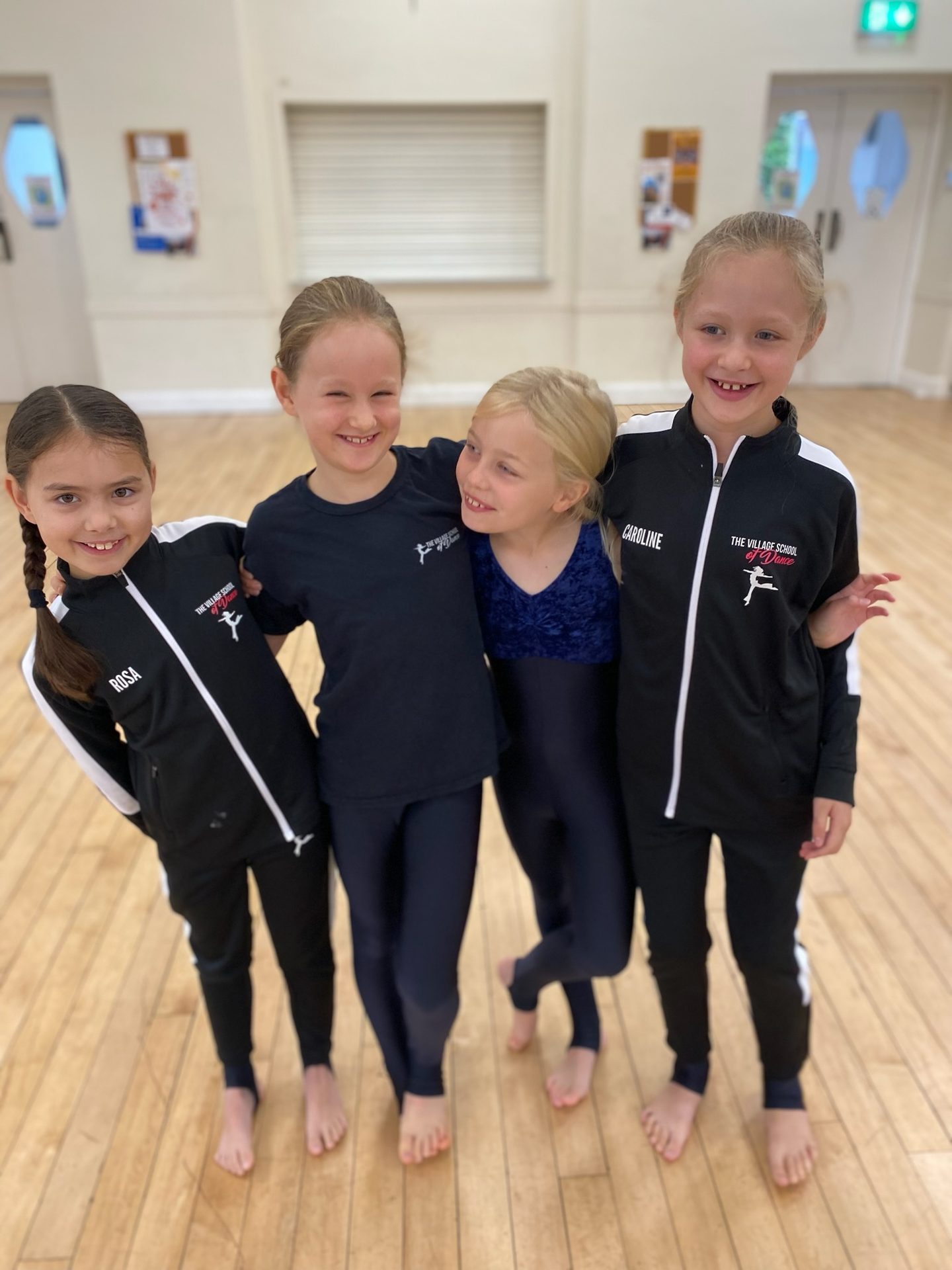 Modern dance class at The Village School of Dance in Wimbledon
